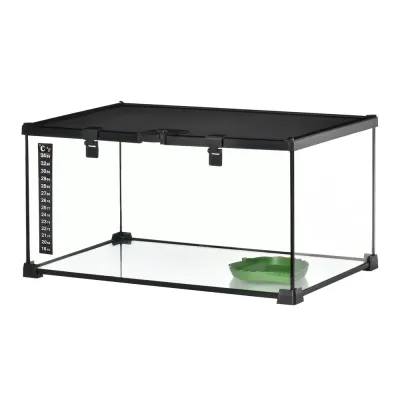 Terrarium Reptilmatningslåda Transparent 50 x 30 x 25 Cm