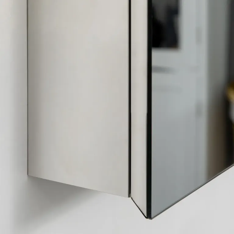 Kleankin Spegelskåp Medicinskåp Silver 39 x 12 x 60 cm