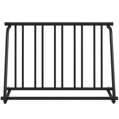 Cykelställ Cykelhållare Svart av Stål 114 x 58 x 75 cm