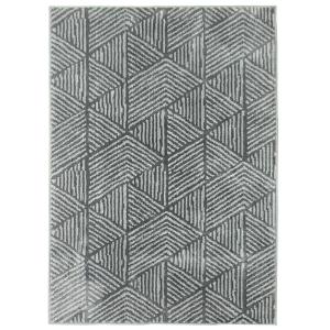 Tvättbar Vardagsrumsmatta i Modern Stil, Mörkgrå, 150x80 cm
