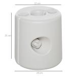 Paviljongbasvikter 4-Pack för Partytält Vatten Sand PE Stabilt Stöd för Utomhusevenemang Ø24 X H25 Cm