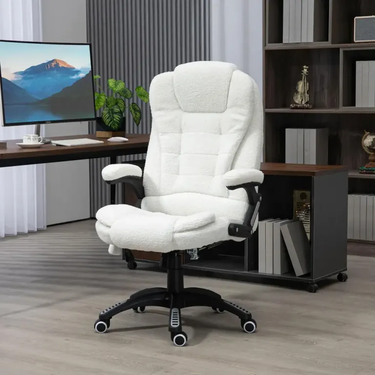 Kontorsstol Vit av Teddy 67 x 74 x 107-116 cm