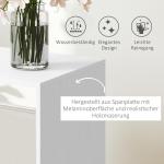 Garderob Klädställning på Hjul Vit av Aluminiumlegering för Sovrum och Vardagsrum Mobilt Skåp med Hylla 60 x 40 x 127 cm