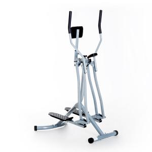 Crosstrainer, Motionscykel med LCD-skärm, Justerbar Bröstdyna, Stål, Silver, 96 x 60 x 152 cm