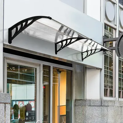 Entrétak 195 cm i Transparent Polykarbonat