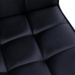 Ergonomisk Skrivbordsstol Höjdjusterbar 46-61 Cm med Armstöd för Kontor och Hemmakontor