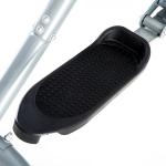 Crosstrainer, Motionscykel med LCD-skärm, Justerbar Bröstdyna, Stål, Silver, 96 x 60 x 152 cm