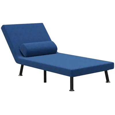 Sovstol Bäddfåtölj Mörkblå av Tyg 75 x 70 x 75 cm