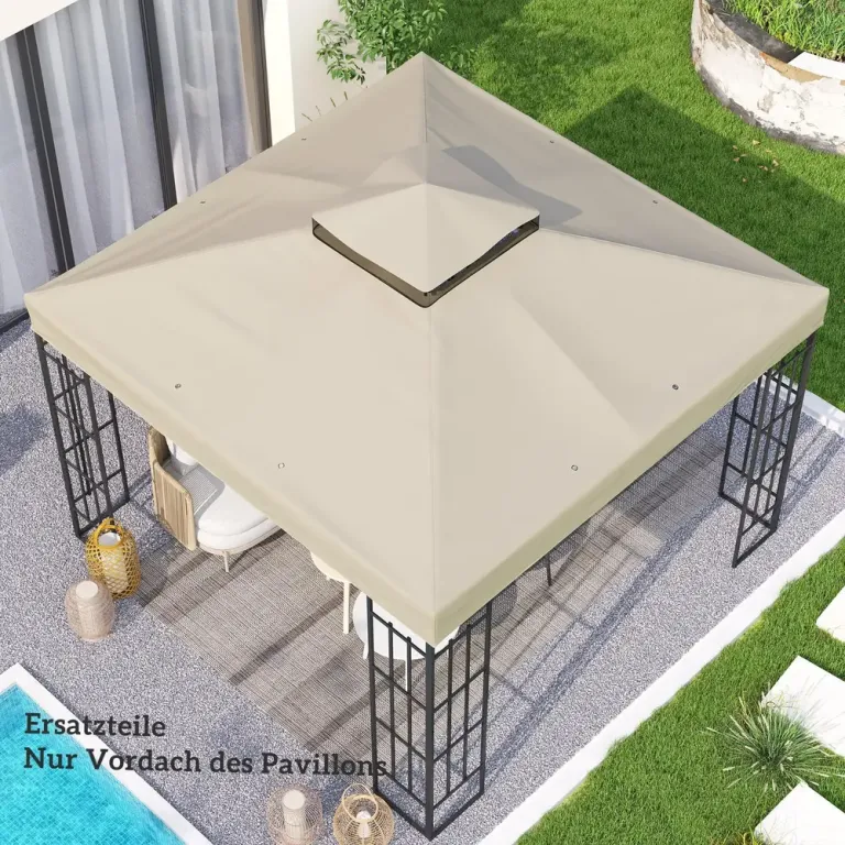 Ersättningstak för Paviljong Vattenavvisande 3 x 3 m