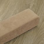 Gymnastikbom Hopfällbar med Halkfri Yta och Robust Träram för Träning och Motion Hållbar och Stabil Brun Mocka 210 x 10 x 6,5 cm