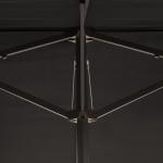 Parasoll Dubbelt Marknadsparaply Uteplatsparasoll med Handvev Oval 460 X 270 X 240 Cm Svart