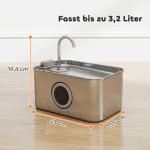 Kattdricksfontän 3,2 L med Tyst Pump och Aktivt Kolfilter