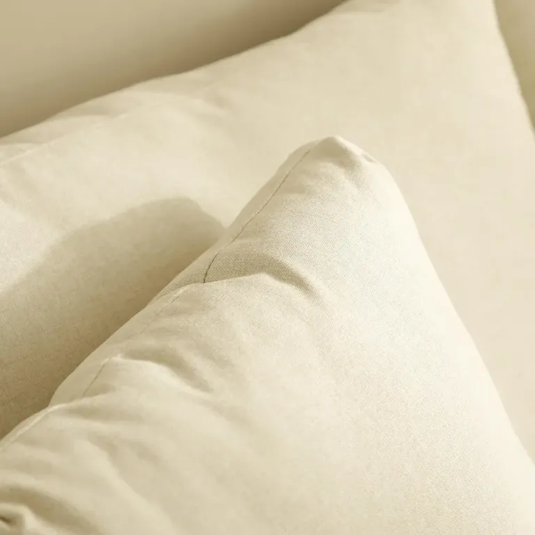 2-Sits Soffa i Tyg Klädd 137 cm Beige