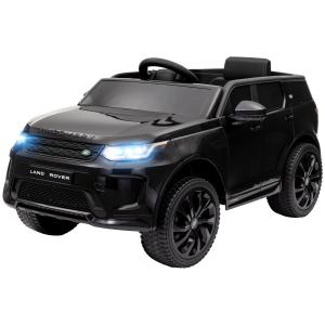 Barnelbil Elbil Svart av Plast för Barn 3-6 År 12V Fordon med 2,4G Fjärrkontroll och Musik 3-5 km/h