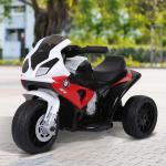 BMW S1000RR Licensierad Elektrisk Trehjuling Barnmotorcykel med Batteri Stål Röd 66 X 37 X 44 Cm