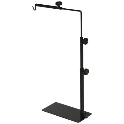 Justerbart Lampstativ för Terrarier 40 x 15 x 95 cm, Svart