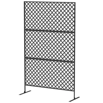 Rumsavdelare Skärmvägg 3-Delad Insynsskydd 122 x 198 cm