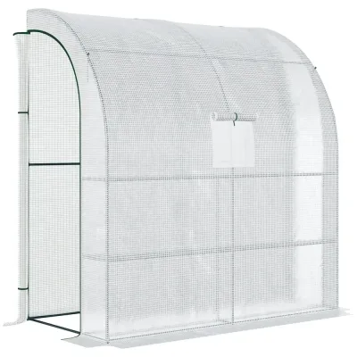 Växthus i Tunnelmodell Rymligt Drivhus 200 x 100 x 215 cm