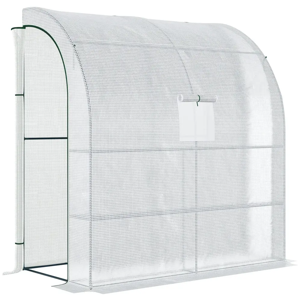 Växthus i Tunnelmodell Rymligt Drivhus 200 x 100 x 215 Cm