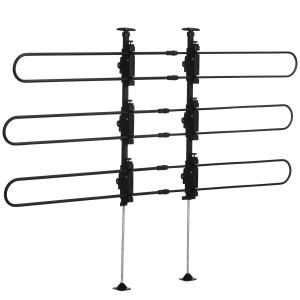 Hundgaller för Bil, Justerbar Säkerhetsbarriär för Bagageutrymme, Universalt Galler för Hundtransport, Svart, 89-150 x 76-124 cm