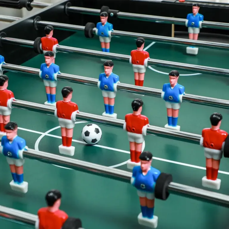 Multispelbord Natur Svart av Stål och MDF för Barn
