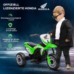 Honda Elektrisk Barnmotorcykel, Ljudeffekter, för 18–36 Månader, Grön, 3 km/h