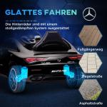 Barnelbil Elbil Barn Svart av Plast för Barn 3-6 År 12V Fordon med Fjärrkontroll och Musik 5 km/h