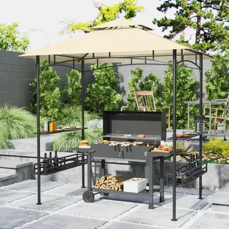 Grillpaviljong Trädgårdspaviljong 240 x 150 x 257 cm