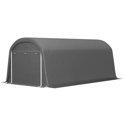 Tältgarage Cykelförvaringstält Mörkgrå 300 x 600 x 230 cm