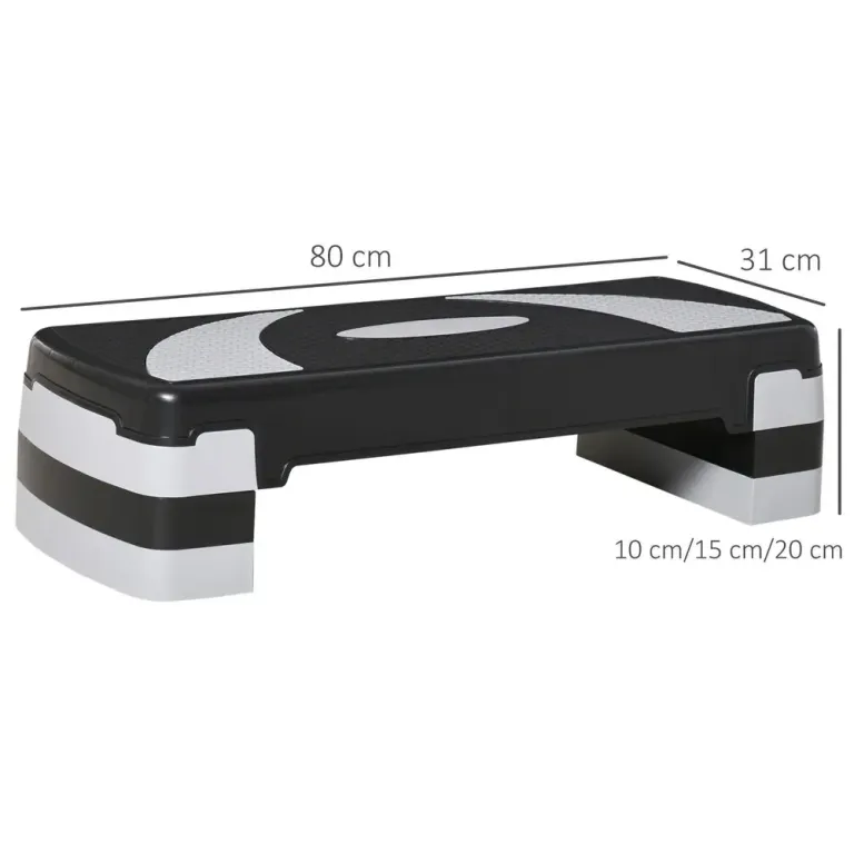Stepbräda för Aerobics Träningsbänk 3 80 x 31 cm