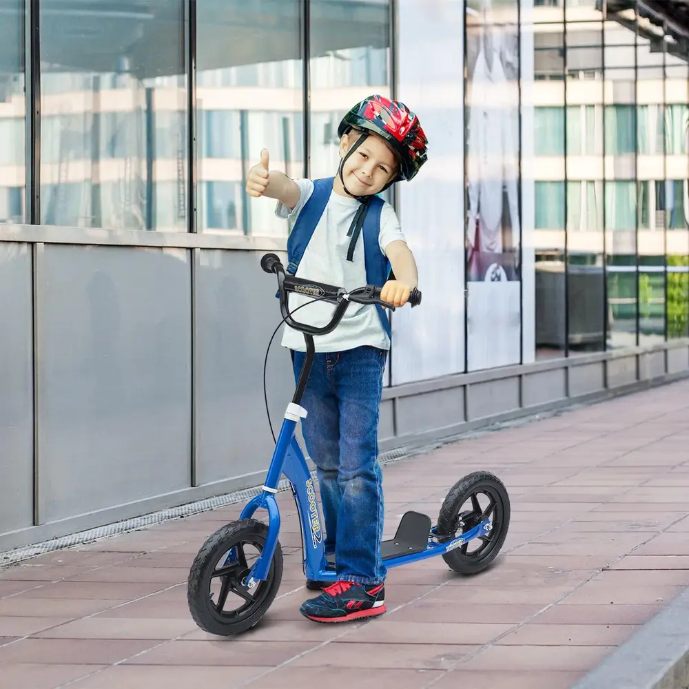 Barnsparkcykel med Bakbroms Kickboard 120 x 52 x 80–88 Cm