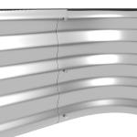 Blomhylla Växthylla Silver av Metall för Trädgård och Balkong Robust Hylla med 3 Plan Snygg Design för Växter 118 x 45 x 30 cm