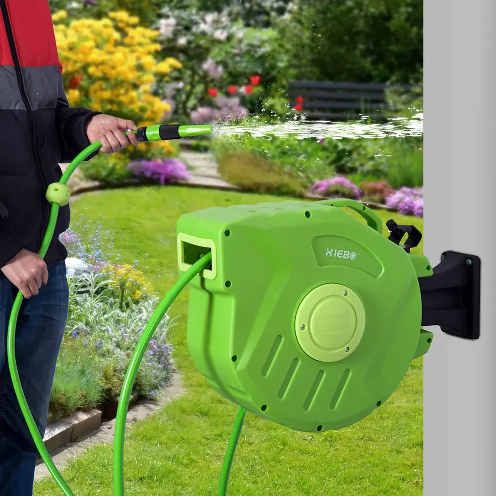 Väggslangbox med Automatisk Upprullning Svängbar 20 M