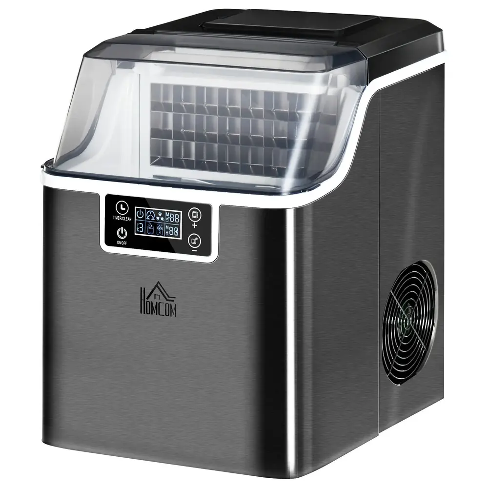 Iskubsmaskin 20 Kg/24h med 3,2 L Vattentank Svart 2,3 L