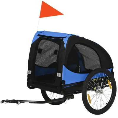 Cykelvagn för Hund 140 x 71 x 83 cm, Blå