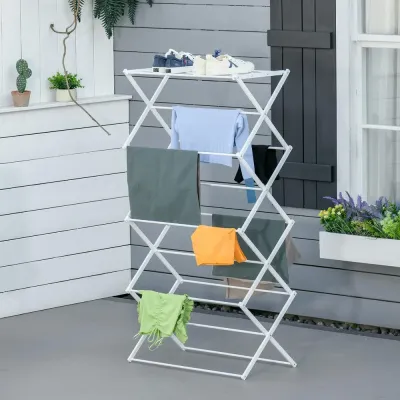 Torkställning Tornmodell 8 Nivåer Rymlig 74 x 35 x 144 cm