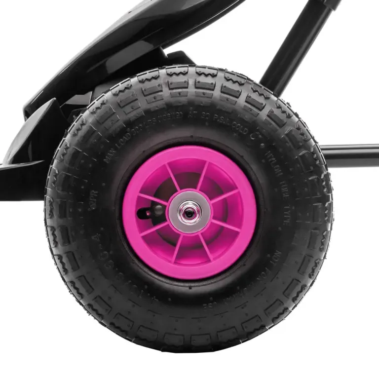 Trampbil &Amp; Go-Kart med Justerbart Säte Rosa