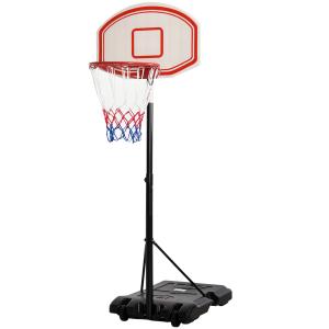 Basketstativ, Höjdjusterbart, Vattenfyllbar Bas, Svart