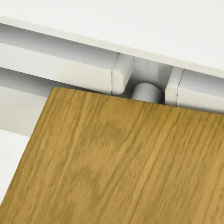 Utdragbart Trädgårdsbord Matbord Vit 80-160 x 80 x 75 cm