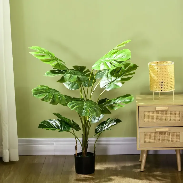 Konstväxt Monstera Deliciosa i Kruka 120 cm 17,5 x 120 cm