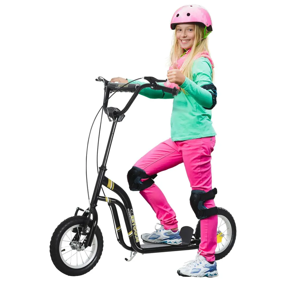 Sparkcykel med Luftdäck för Barn 120 x 58 x 85-95 Cm
