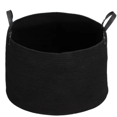 Tvättkorg Svart av Tyg 88 l 56 x 56 x 35,5 cm