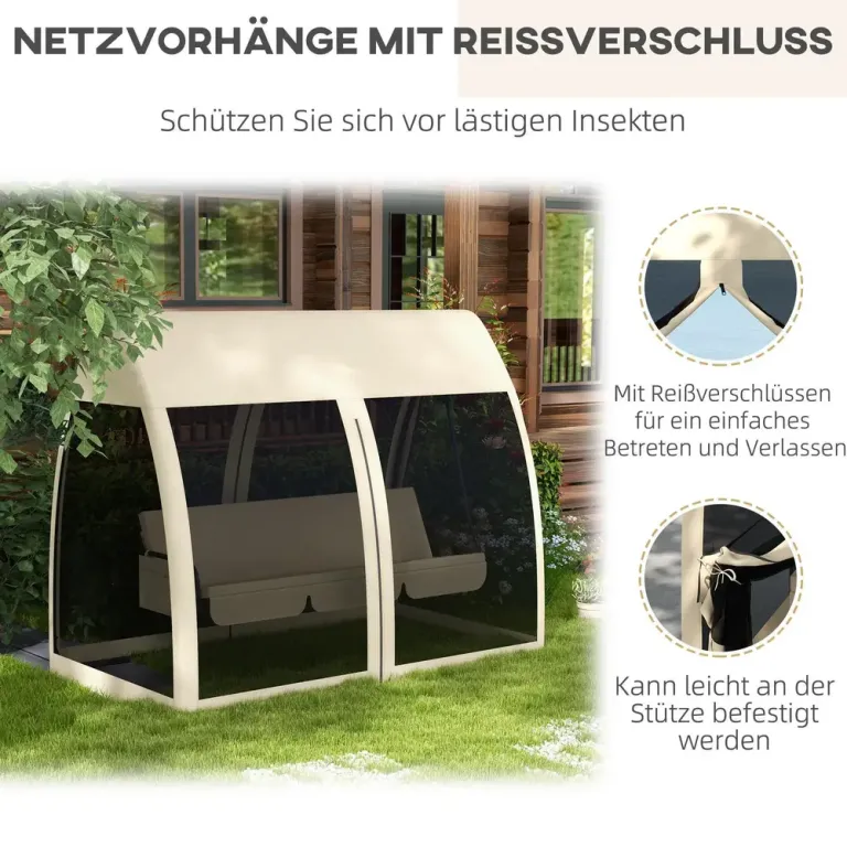 Hammock 3-Sits 2-i-1 240 x 140 x 197 cm