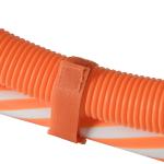 Agility-Set med Hundtunnel, Komplett Träningsbana för Husdjur med Bärväska, Rolig Aktivitet i Plast och Polyester, Orange/Vit