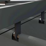Terrasstak Pergola med Väggfäste Mörkgrå av Aluminium för Terrass och Trädgård Paviljong med Justerbart Tak 3 x 3 m