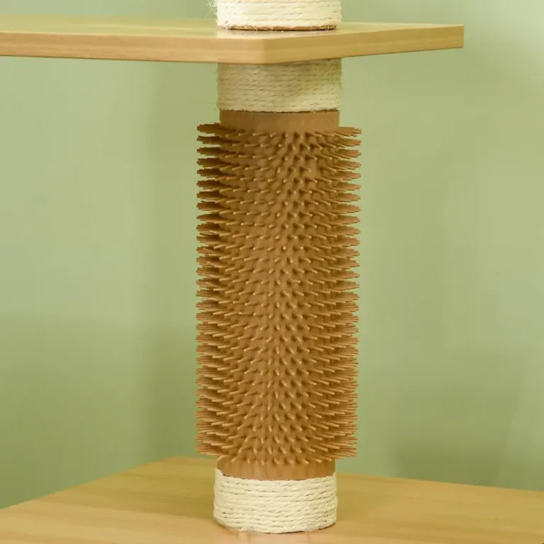 Klösträd Ek av Trä och Sisal för Små 114 cm