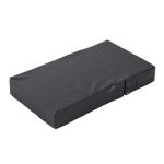 Husdjurstrappa Vikbar Svart Plast och Tyg för Katter och Hundar 2 Steg Enkel Klättring Halkfri 45 X 39 X 20 Cm