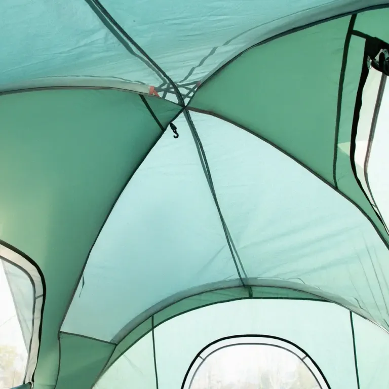 Campingtält Tunneltält Armygrön Svart 4,55 x 2,3 x 1,8 m