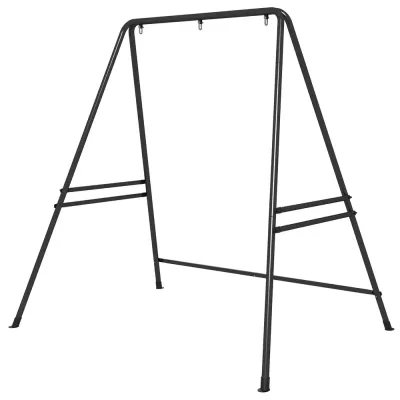 Stativ för Hängstol i Stål Max 150 kg 178 X 143 cm, Svart