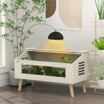 Terrarium för Reptiler, 140 L, Värmedynekompatibelt, Glasfönster